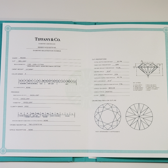 0.18 CT Tiffany & Co Diamond Harmony Ring - Picture 8 of 12